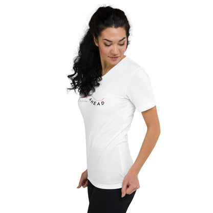 Curves Ahead V-Neck T-Shirt