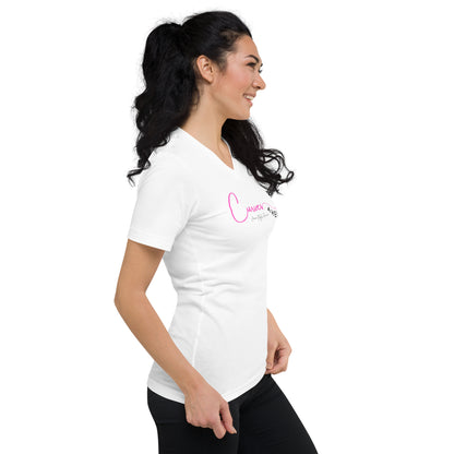 Curves Ahead V-Neck T-Shirt